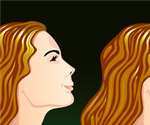 LOVELY GIRL SIDE VIEW FREE VECTOR